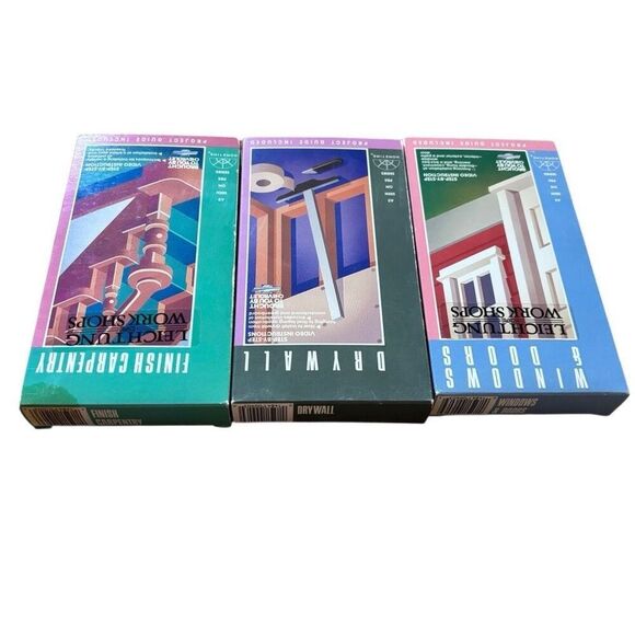 PBS Hometime Leichtung Workshops Home Improvement VHS Tapes - Picture 3 of 4